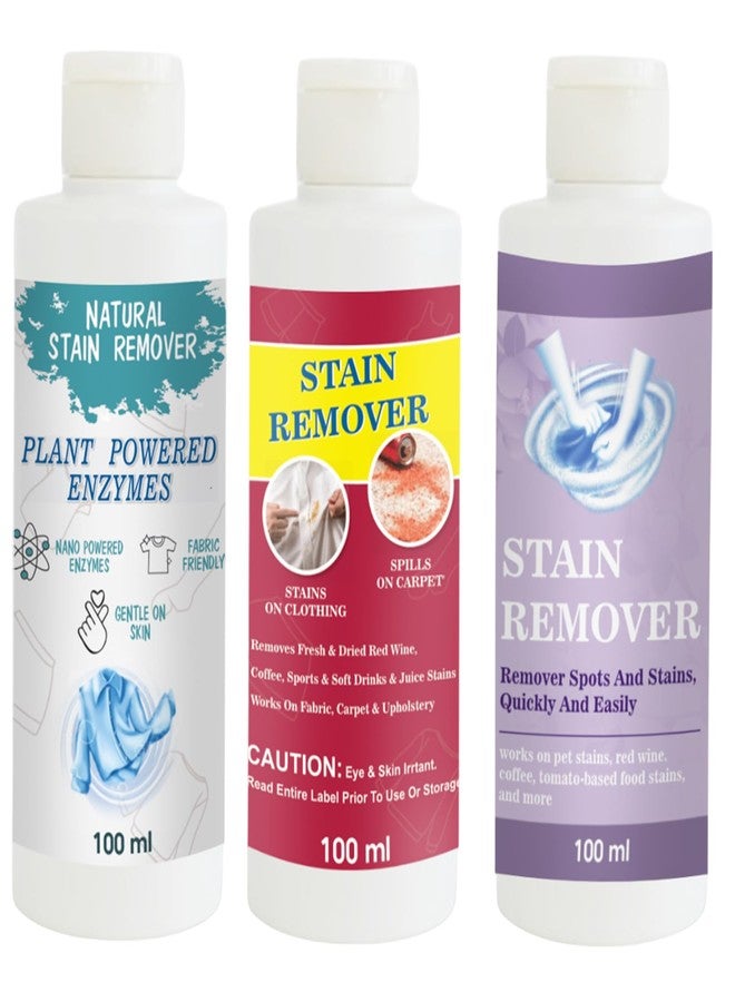 مجموعة مزيل البقع من توفوس، مزيل بقع القمصان، الأحمر والبنفسجي | محلول تنظيف متعدد الأسطح للملابس والأقمشة والمفروشات (100 غرام لكل عبوة) - Image 1